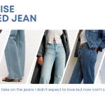 high rise jeans image