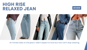 high rise jeans image