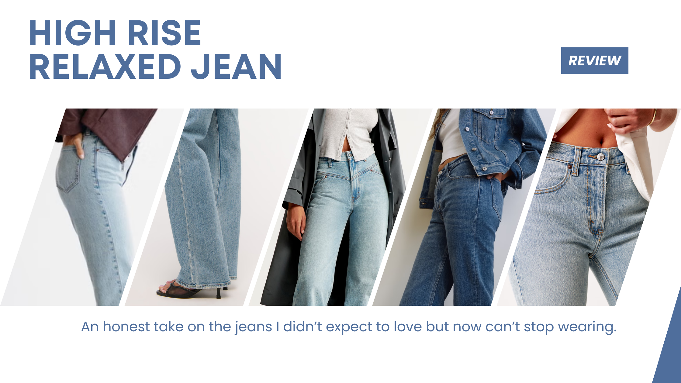 high rise jeans image